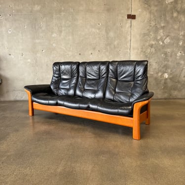 Ekornes Leather Sofa, Norway