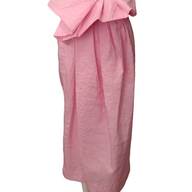 CHRISTIAN WIJNANTS- Pink Silk Bag Pants, Size 8