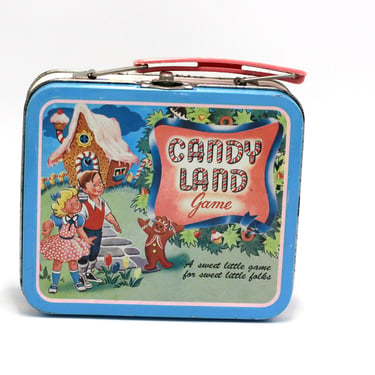 vintage Candy Land Game Lunch box 