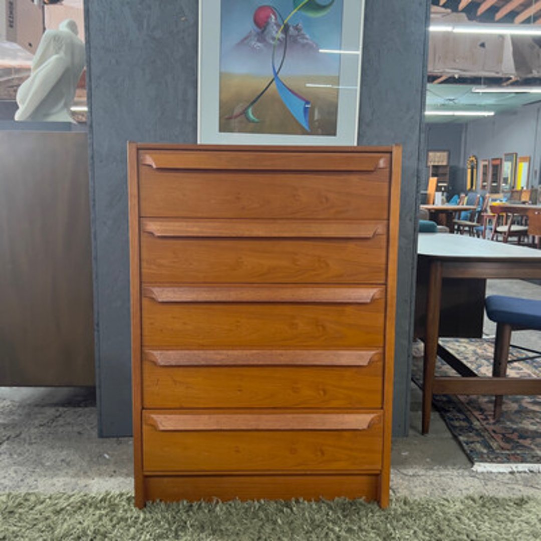 Teak High Dresser Midcentury Furniture Warehouse of Philadelphia