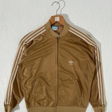 Vintage 1980's Adidas ATP Keyrolan Gold Zip Up Jacket Sz. L (DEPT1)