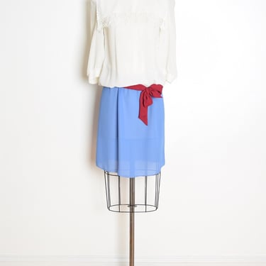 vintage 80s dress Edwardian flapper sailor collar secretary lace midi S clothing 