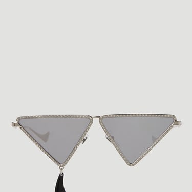 Gucci Women Studded Geometric Sunglasses