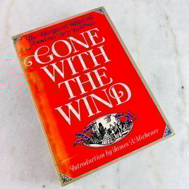 Vintage Book, Gone with the Wind by Margaret Mitchell, 75th Anniversary Edition, Hardcover, collectible, 1970s, Epic literature, gift 