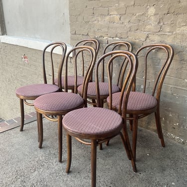 Set of 6 Bentwood Bistro Chairs