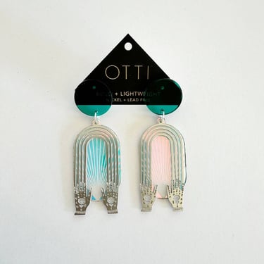 Iridescent Portal Earrings