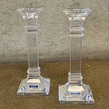 Marquis Waterford Slovenia Crystal Candlesticks