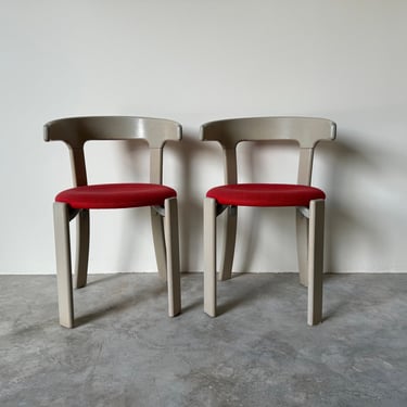A Pair Of Postmodern  Accent Chairs by Bruno Rey, Germany 