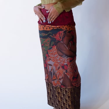 Printed Skirt | Jean Paul Gaultier FW 2002 