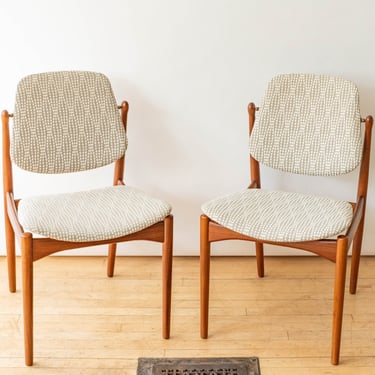 Set of Four Arne Vodder Dining Chairs