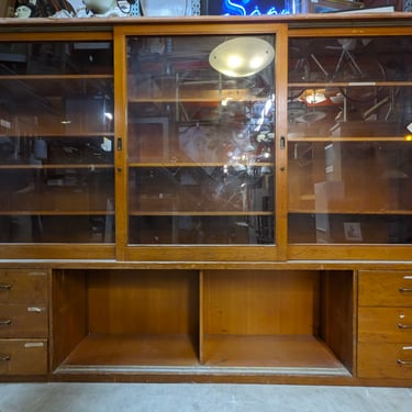 Vintage CVG Fir Built In Cabinet 112 x 80.5 x 18