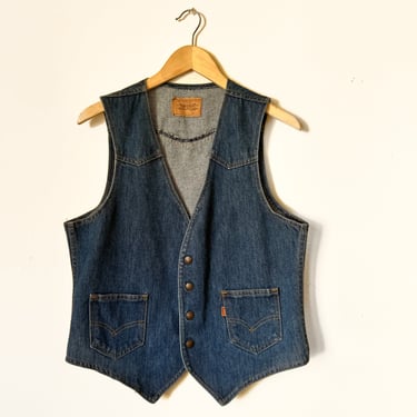 70’s Denim Levi’s  Orange Label Vest | M/L