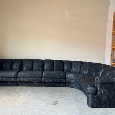 80's Postmodern Sectional Sofa by Carson's 