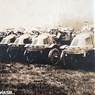 Antique WW1 Postcard of Army Trucks - Rare RPPC - American Lake Washington - Unused - Early Mack Kelly Springfield 3 - World War 1 