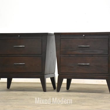 Ethan Allen Horizons Nightstands - A Pair 