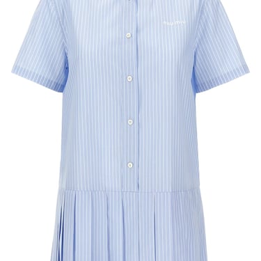 Miu Miu Women Mini Chemisier Dress