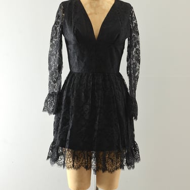 Vintage 1960s Mini Lace Dress