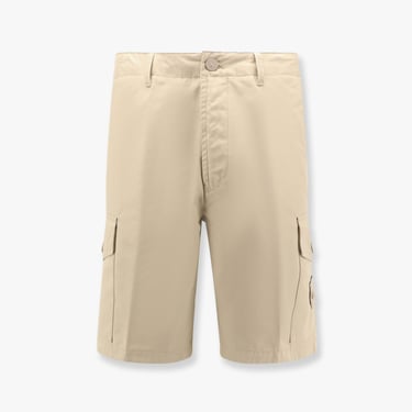 Stone Island Men Stone Island Beige Bermuda Shorts