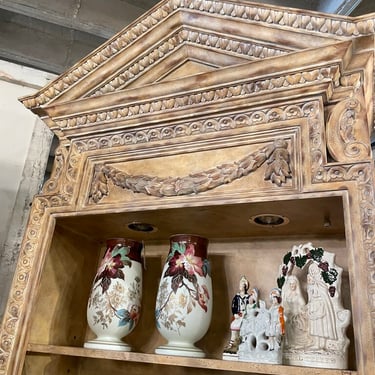 Lighted Cabinet 102 inches tall. 39 inches wide. 18 inches deep.
