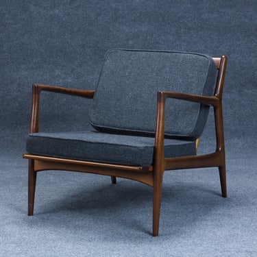 Two Ib Kofod-Larsen (Danish, 1921-2003) for Selig Spear Lounge Chairs, Denmark, c. 1960