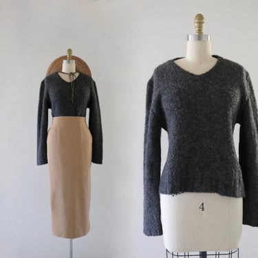 wool boucle sweater - m 