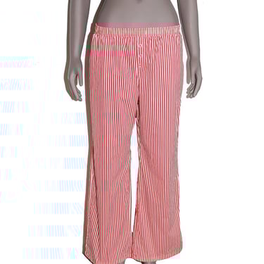 Striped Cotton Pajama Pants Soft Lightweight Lounge Wear Relaxed Fit Sleepwear for Women Cozy Breathable Nightwear Gift Idea Wide Leg Pants 