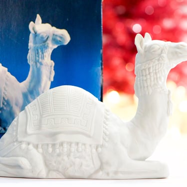VINTAGE: 1984 - The Camel Porcelain Nativity Figurine - Avon Nativity Collection - Replacements - SKU 00035028 