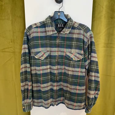 Y2K Zip Up Flannel