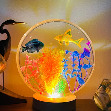 Resin Aquarium Lamp Fishtank 
