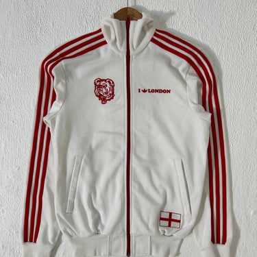 Vintage Adidas I Love London Zip Up Jacket Sz. XS (DEPT1)