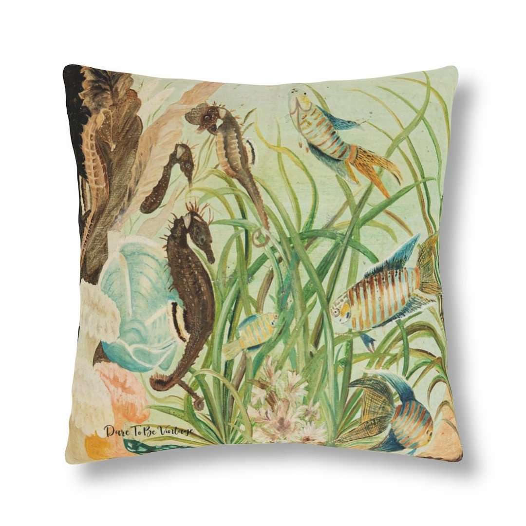 Under The Sea Coastal Waterproof Pillows Dare To Be Vintage Lynnfiled, MA
