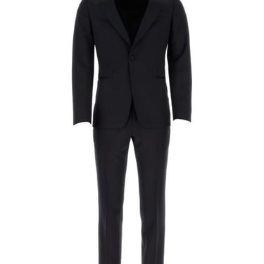 Zegna Man Black Wool Blend Suit