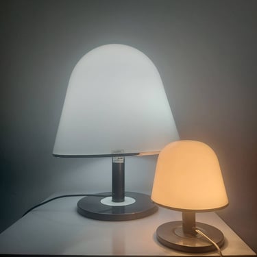 Meblo Guzzini Vintage  Bedside Table Lamp / Extra Large Desk Lamp / Model Kuala / Franco Bresciani Design / Retro Nightlight / Italy / 1970s 