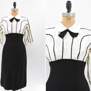 1950s Tuxedo dress 
