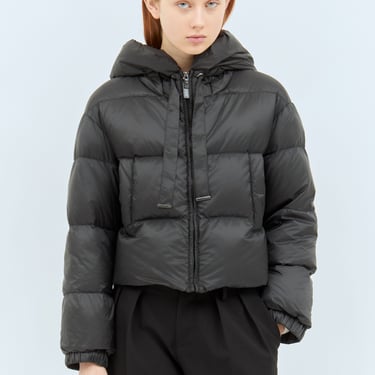 Max Mara Women Cropped Water-Repellent Down Jacket