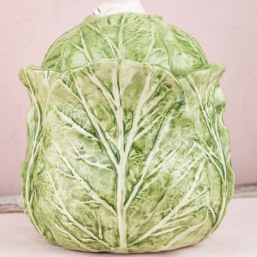 Cabbage Bunny Cookie Jar