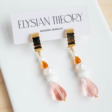 Elysian Theory: Darling Mixed Bead Earrings