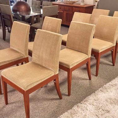 Set of 8 Christian Liaigre for Holly Hunt Dining Chairs