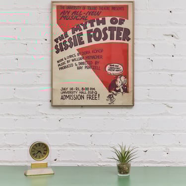 The Myth of Sissie Foster Musical Poster