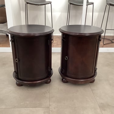 Pair Of Missionary Style Nightstands