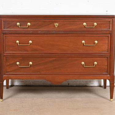 John Widdicomb French Regency Louis XVI Mahogany Dresser, Newly Refinished