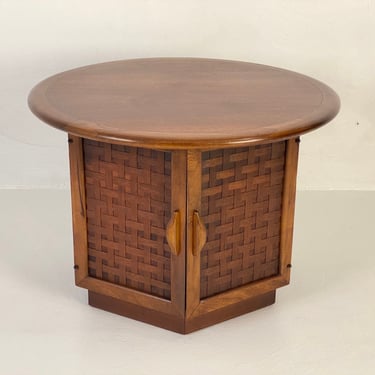 Lane Perception Round End Table, Circa 1960s - *Please ask for a shipping quote before you buy. 