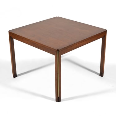 WormleySide Table with Metal Detail by Dunbar