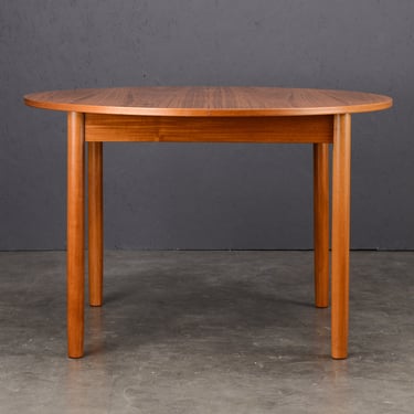 Brdr Furbo Round Mid-Century Teak Danish Modern Dining Table 