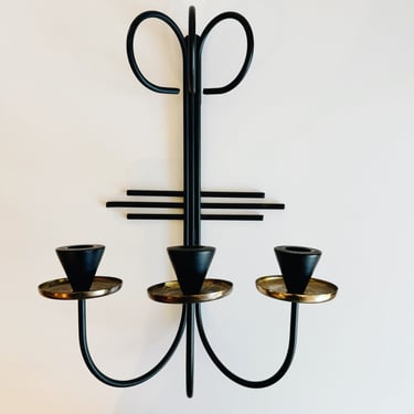 Iron + Brass Candelabra