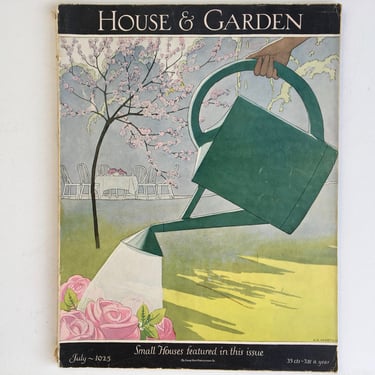 20's Vintage House & Garden Magazine, Missing Back Page, House Plans, July 1925 