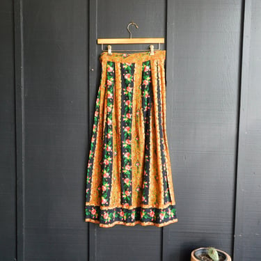 1960's Cotton Flora Skirt