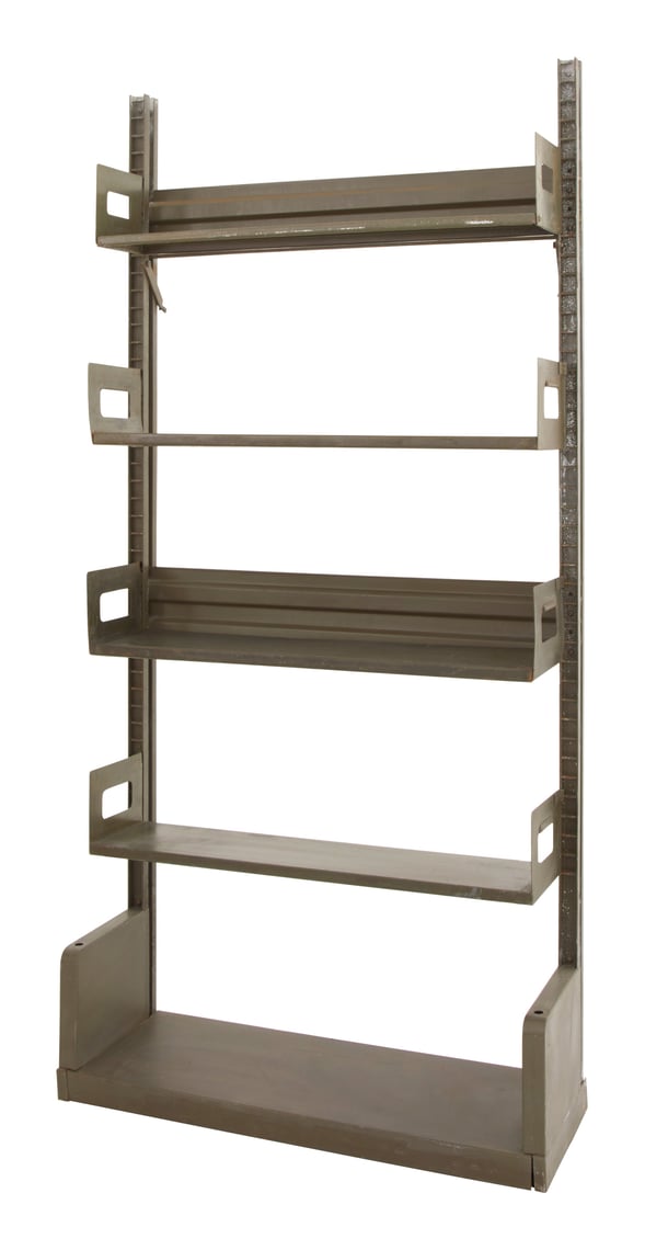 Vintage Industrial Metal Library Bookcase Jayson Home Chicago, IL