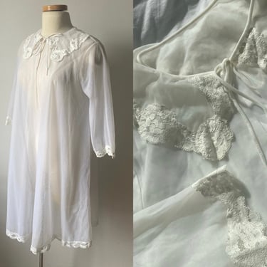 Lacey Sheer Bed Jacket 