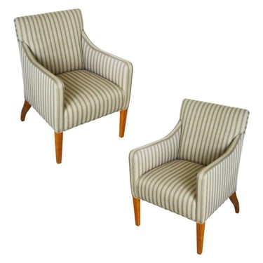 Tommi Parzinger Style Club Chairs 